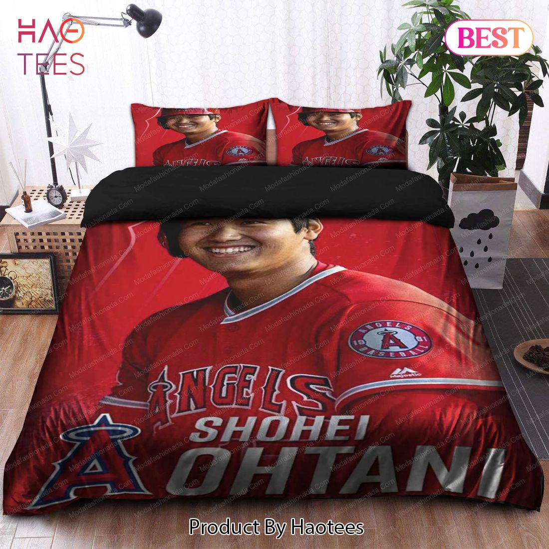 Buy Japanese Shohei Ohtani Los Angeles Angels MLB 30 Bedding Sets Bed Sets, Bedroom Sets, Comforter Sets, Duvet Cover, Bedspread