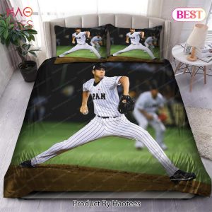 Buy Japanese Shohei Ohtani Los Angeles Angels MLB 32 Bedding Sets Bed Sets, Bedroom Sets, Comforter Sets, Duvet Cover, Bedspread