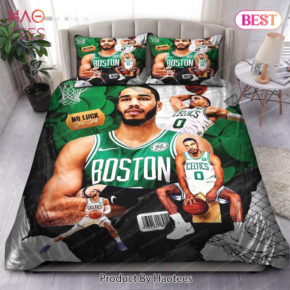 Buy Jayson Tatum Boston Celtics NBA 124 Bedding Sets Bed Sets, Bedroom Sets, Comforter Sets, Duvet Cover, Bedspread