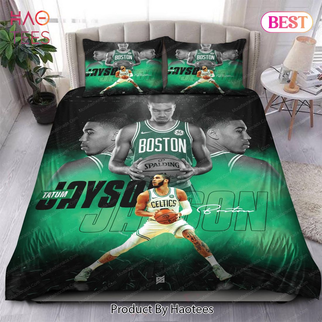 Buy Jayson Tatum Boston Celtics NBA 128 Bedding Sets Bed Sets, Bedroom Sets, Comforter Sets, Duvet Cover, Bedspread