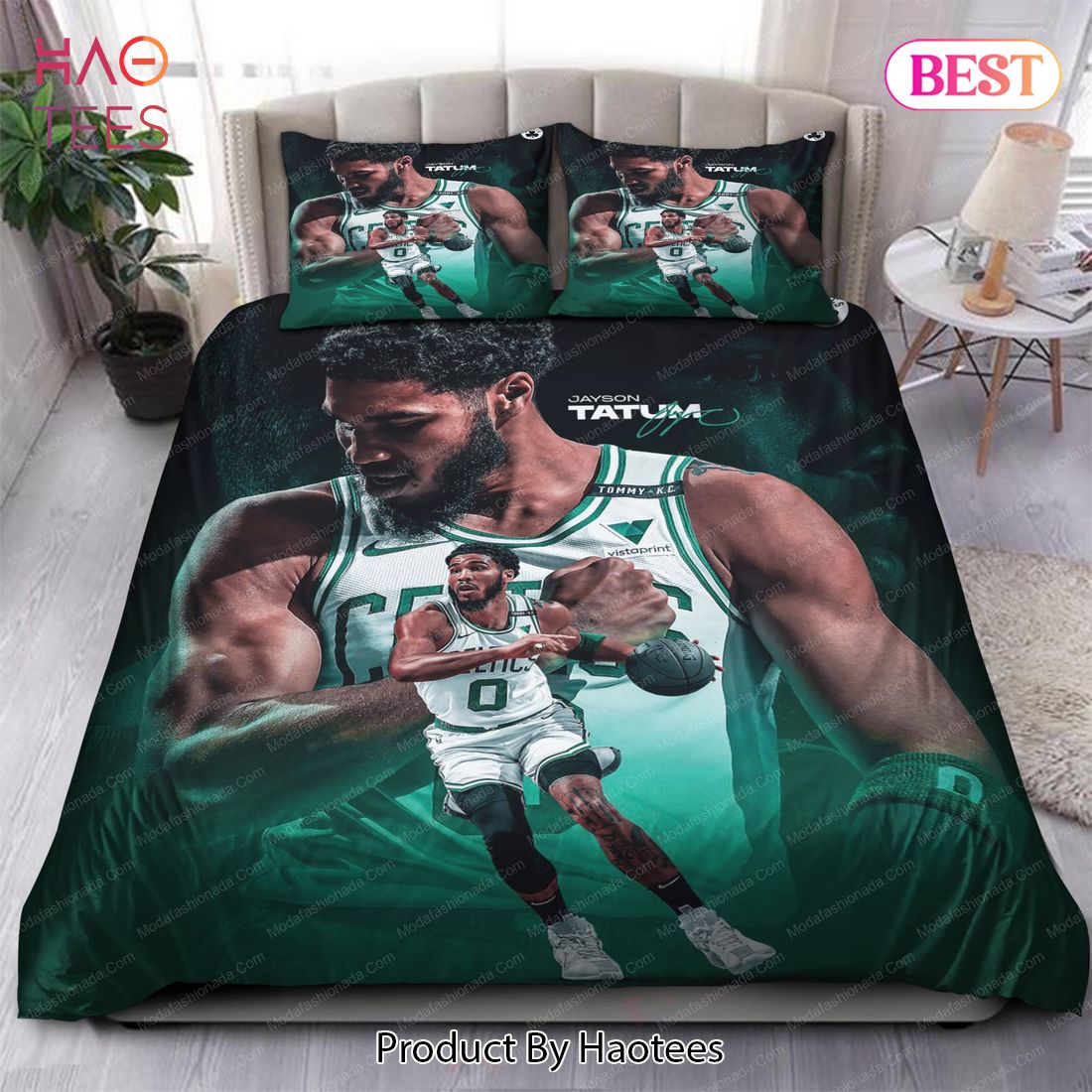 Buy Jayson Tatum Boston Celtics NBA 133 Bedding Sets Bed Sets, Bedroom Sets, Comforter Sets, Duvet Cover, Bedspread