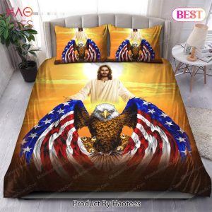 Buy Jesus Christian American Eagle God 52 Bedding Set Bed Sets, Bedroom Sets, Comforter Sets, Duvet Cover, Bedspread