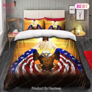 Buy Jesus Christian American Eagle God 52 Bedding Set Bed Sets, Bedroom Sets, Comforter Sets, Duvet Cover, Bedspread