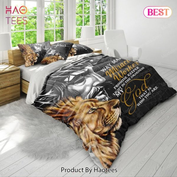 Buy Jesus Way Maker Lion Of Judah Bedding Sets Bed Sets, Bedroom Sets, Comforter Sets, Duvet Cover, Bedspread