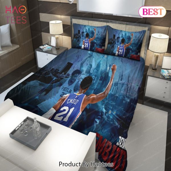 Buy Joel Embiid Philadelphia 76ers NBA 100 Bedding Sets Bed Sets, Bedroom Sets, Comforter Sets, Duvet Cover, Bedspread