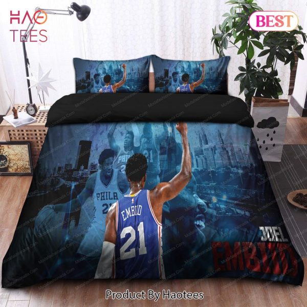 Buy Joel Embiid Philadelphia 76ers NBA 100 Bedding Sets Bed Sets, Bedroom Sets, Comforter Sets, Duvet Cover, Bedspread