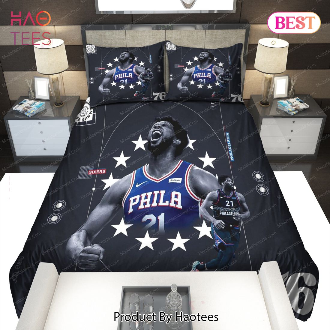 Buy Joel Embiid Philadelphia 76ers NBA 104 Bedding Sets Bed Sets, Bedroom Sets, Comforter Sets, Duvet Cover, Bedspread