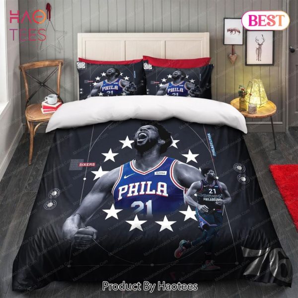 Buy Joel Embiid Philadelphia 76ers NBA 104 Bedding Sets Bed Sets, Bedroom Sets, Comforter Sets, Duvet Cover, Bedspread