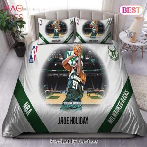 Buy Jrue Holiday Milwaukee Bucks NBA 21 Bedding Sets Bed Sets, Bedroom Sets, Comforter Sets, Duvet Cover, Bedspread