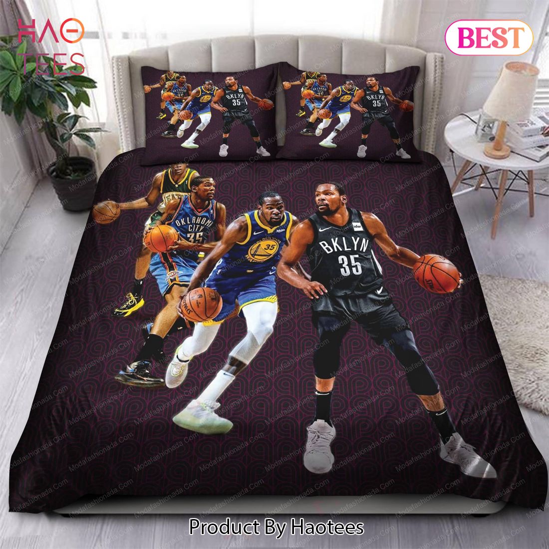 Buy Kevin Durant Brooklyn Nets NBA 151 Bedding Sets Bed Sets, Bedroom Sets, Comforter Sets, Duvet Cover, Bedspread