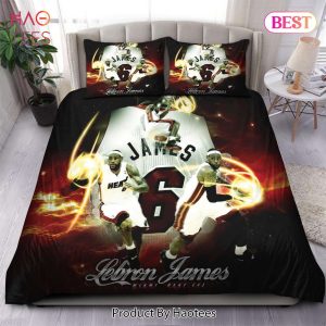 Buy Lebron James Miami Heat NBA 45 Bedding Sets Bed Sets, Bedroom Sets, Comforter Sets, Duvet Cover, Bedspread