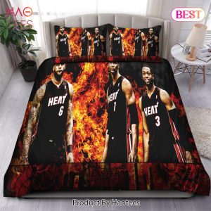 Buy Legend Dwyane Wade Eastern Conference Finals Miami Heat NBA 23 Bedding Sets Bed Sets, Bedroom Sets, Comforter Sets, Duvet Cover, Bedspread