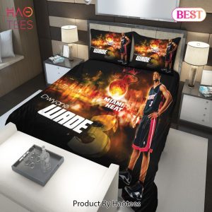 Buy Legend Dwyane Wade Miami Heat NBA 37 Bedding Sets Bed Sets, Bedroom Sets, Comforter Sets, Duvet Cover, Bedspread