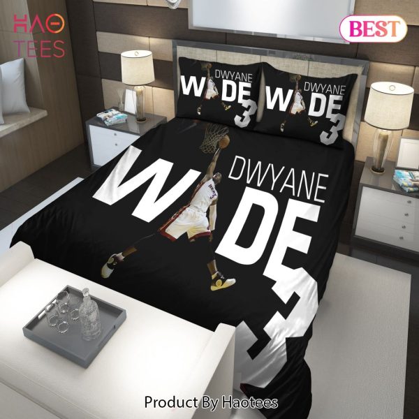 Buy Legend Dwyane Wade Miami Heat NBA 61 Bedding Sets Bed Sets, Bedroom Sets, Comforter Sets, Duvet Cover, Bedspread