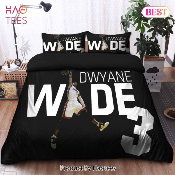 Buy Legend Dwyane Wade Miami Heat NBA 61 Bedding Sets Bed Sets, Bedroom Sets, Comforter Sets, Duvet Cover, Bedspread