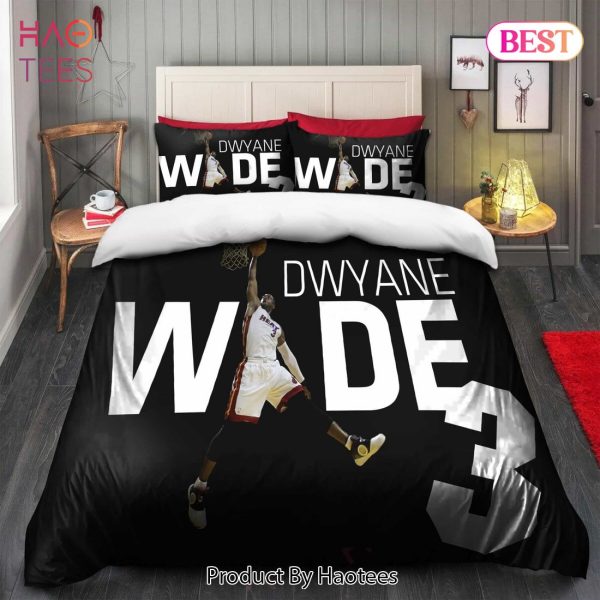 Buy Legend Dwyane Wade Miami Heat NBA 61 Bedding Sets Bed Sets, Bedroom Sets, Comforter Sets, Duvet Cover, Bedspread