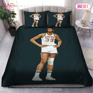 Buy Legend Kareem Abdul-Jabbar Milwaukee Bucks NBA 46 Bedding Sets Bed Sets, Bedroom Sets, Comforter Sets, Duvet Cover, Bedspread