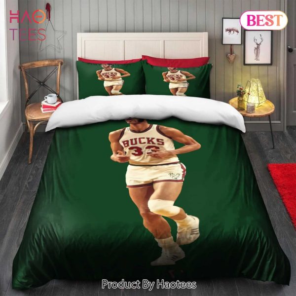 Buy Legend Kareem Abdul-Jabbar Milwaukee Bucks NBA 49 Bedding Sets Bed Sets, Bedroom Sets, Comforter Sets, Duvet Cover, Bedspread