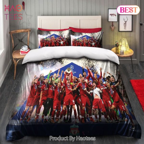 Buy Liverpool Winners UEFA Champions League 2019 Bedding Sets Bed Sets