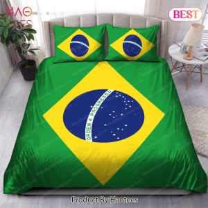 Buy Logo Brazil National Football Team Bedding Sets 01 Bed Sets, Bedroom Sets, Comforter Sets, Duvet Cover, Bedspread