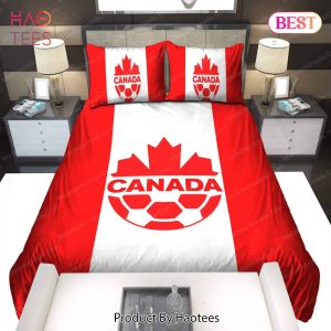 Buy Logo Canada Men’s National Soccer Team Bedding Sets Bed Sets, Bedroom Sets, Comforter Sets, Duvet Cover, Bedspread
