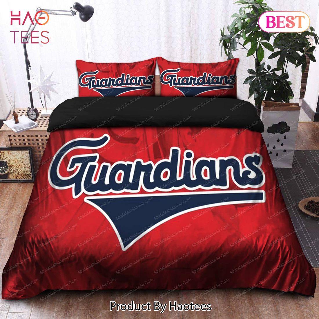 MLB Cleveland Indians Twin Bed In Bag Set