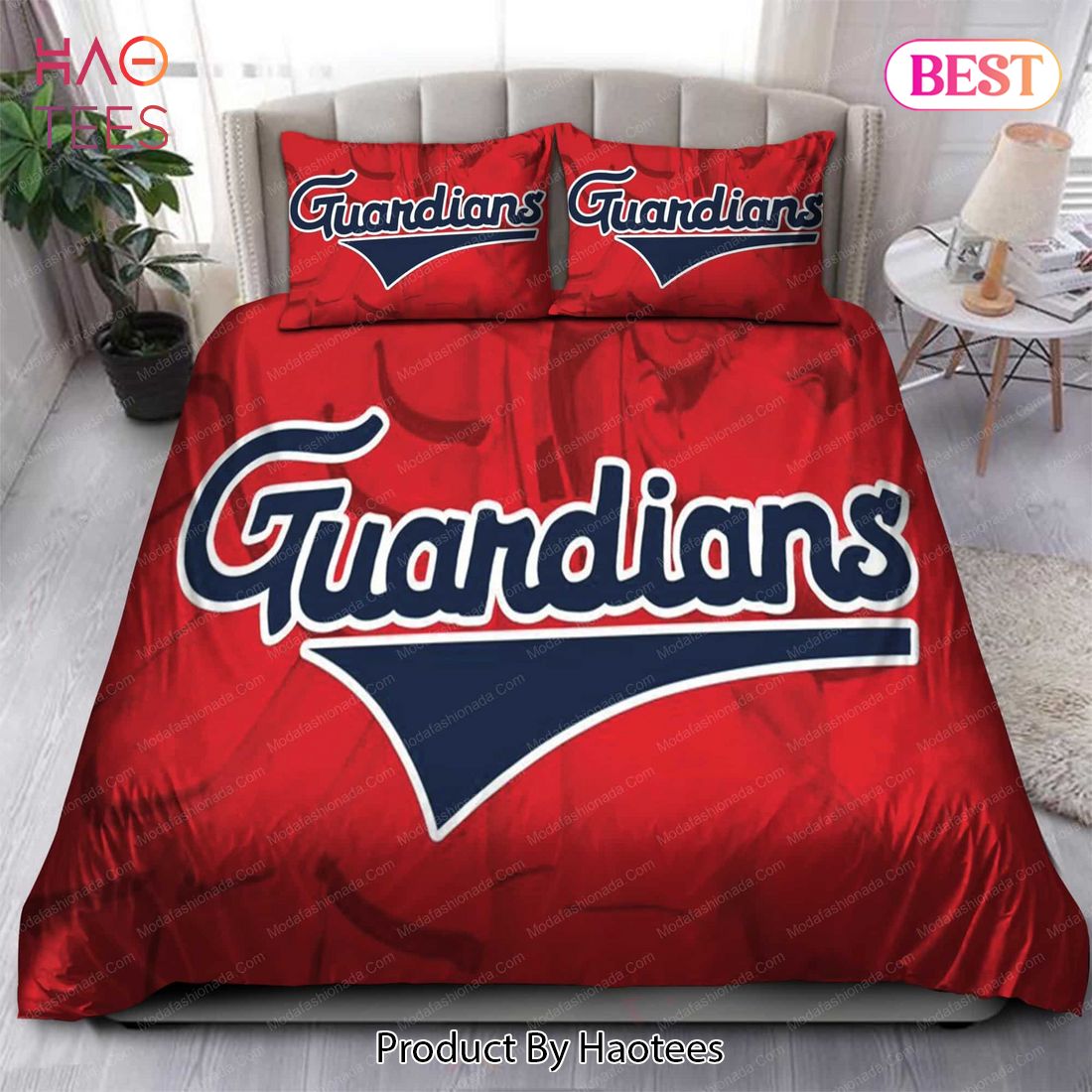 MLB Cleveland Indians Twin Bed In Bag Set