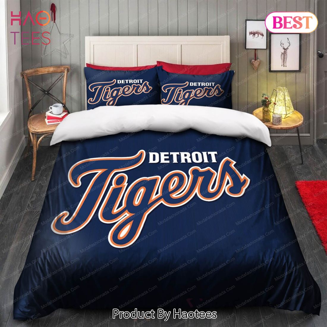 MLB Detroit Tigers Sweatshirt Blanket