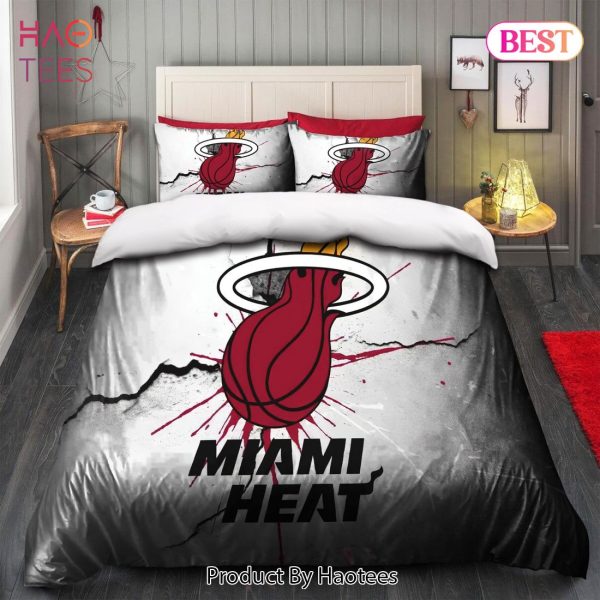 Buy Logo Miami Heat NBA 24 Bedding Sets Bed Sets, Bedroom Sets, Comforter Sets, Duvet Cover, Bedspread