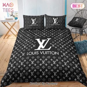 Louis Vuitton Luxury Brands 27 Duvet Cover Bedroom Louis Vuitton Bedding Set  - Binteez