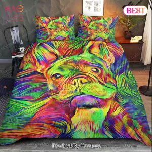 Buy Loyal Bulldog Watercolor Bedding Sets Bed Sets, Bedroom Sets, Comforter Sets, Duvet Cover, Bedspread