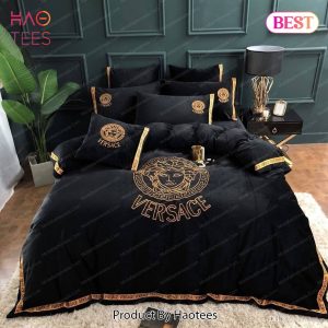 Buy Luxury Versace Logo Brands 3 Bedding Set Bed Sets, Bedroom Sets, Comforter Sets, Duvet Cover, Bedspread