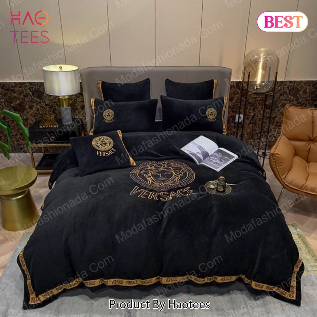 Buy Luxury Versace Logo Brands 41 Bedding Set Bed Sets, Bedroom Sets, Comforter Sets, Duvet Cover, Bedspread