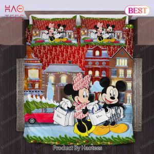Buy Mickey & Minnie Mouse Dior Merry Christmas Bedding Sets Bed Sets, Bedroom Sets, Comforter Sets, Duvet Cover, Bedspread