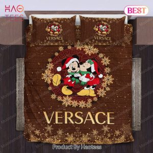 Buy Mickey And Minnie Versace Merry Christmas Bedding Sets Bed Sets, Bedroom Sets, Comforter Sets, Duvet Cover, Bedspread