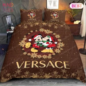 Buy Mickey And Minnie Versace Merry Christmas Bedding Sets Bed Sets, Bedroom Sets, Comforter Sets, Duvet Cover, Bedspread