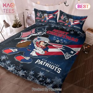 Buy Mickey Mouse NFL New England Patriots Christmas Bedding Sets Bed Sets, Bedroom Sets, Comforter Sets, Duvet Cover, Bedspread