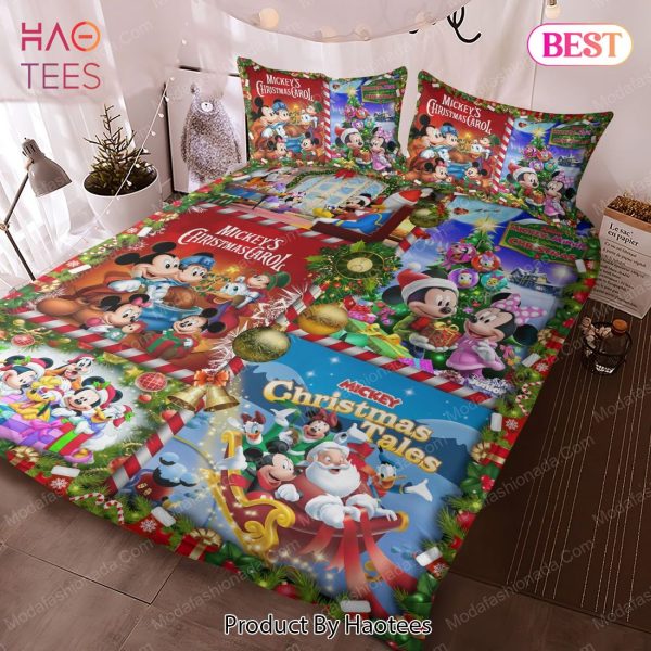 Buy Mickey Pattern Christmas Merry Christmas Bedding Sets Bed Sets, Bedroom Sets, Comforter Sets, Duvet Cover, Bedspread