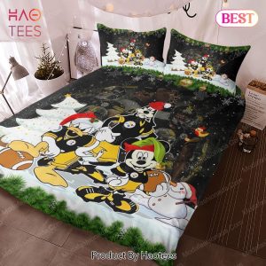 Buy Mickey, Donald, Goofy NFL Pittsburgh Steelers Christmas Bedding Sets Bed Sets, Bedroom Sets, Comforter Sets, Duvet Cover, Bedspread