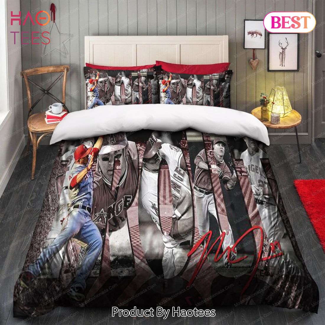 Buy Mike Trout Los Angeles Angels MLB 14 Bedding Sets Bed Sets, Bedroom Sets, Comforter Sets, Duvet Cover, Bedspread Buy Mike Trout Los Angeles Angels MLB 14 Bedding Sets Bed Sets, Bedroom Sets, Comforter Sets, Duvet Cover, Bedspread