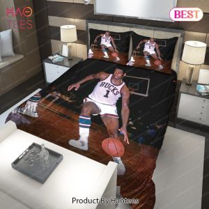 Buy Milwaukee Bucks Oscar Robertson NBA 68 Bedding Sets Bed Sets, Bedroom Sets, Comforter Sets, Duvet Cover, Bedspread