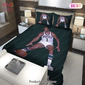 Buy Milwaukee Bucks Oscar Robertson NBA 69 Bedding Sets Bed Sets, Bedroom Sets, Comforter Sets, Duvet Cover, Bedspread