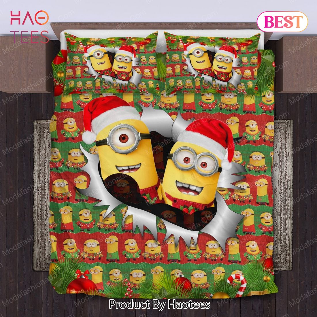 Buy Minions Merry Christmas Bedding Sets Bed Sets Bedroom Sets