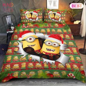 Buy Minions Merry Christmas Bedding Sets Bed Sets, Bedroom Sets, Comforter Sets, Duvet Cover, Bedspread