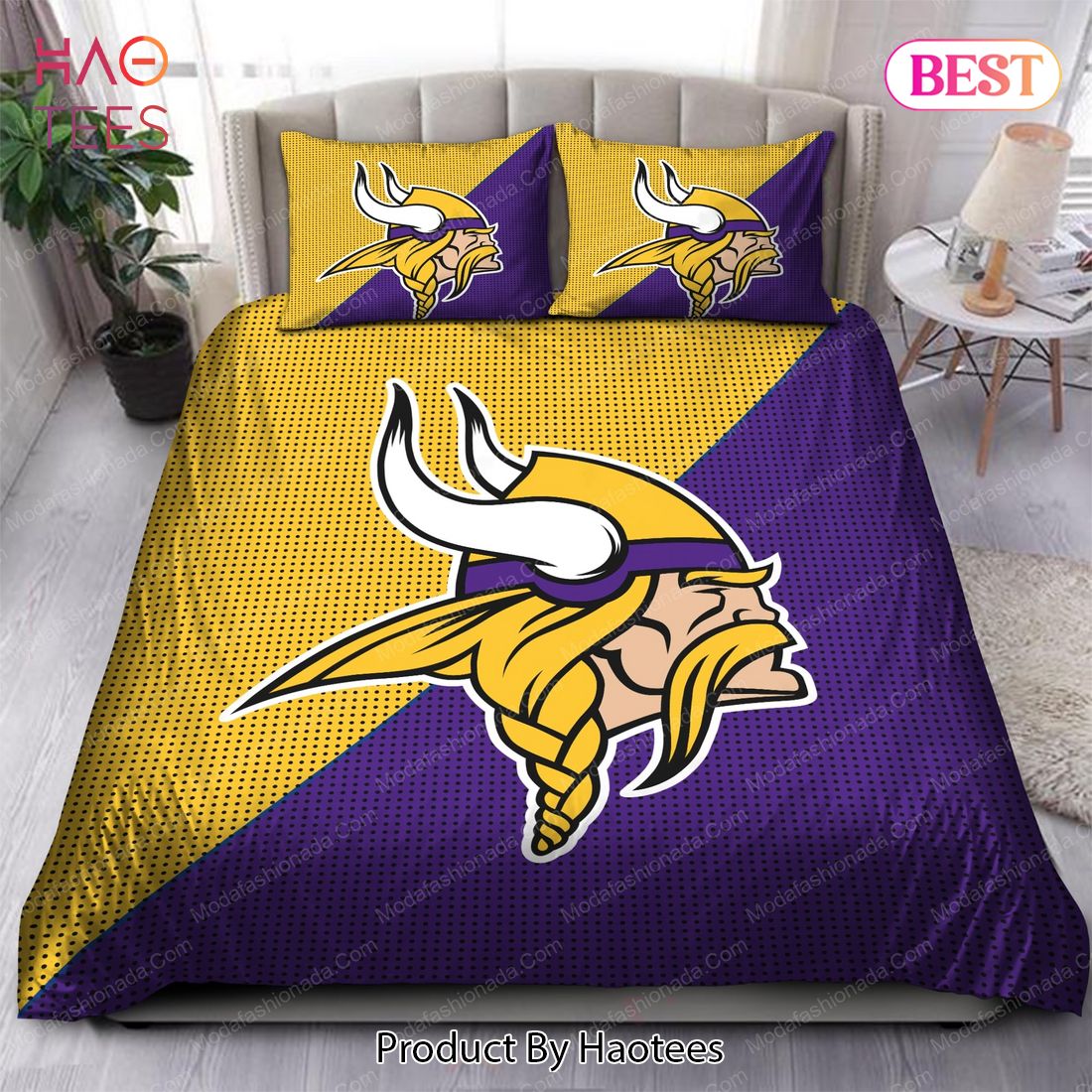 Buy Minnesota Vikings Logo Bedding Sets Bed Sets, Bedroom Sets, Comforter  Sets, Duvet Cover, Bedspread