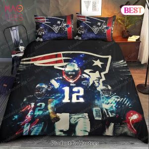 Buy NFL New England Patriots Logo Christmas Bedding Sets Bed Sets, Bedroom Sets, Comforter Sets, Duvet Cover, Bedspread