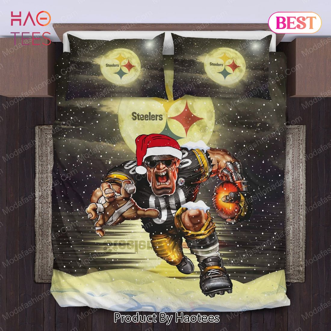 Buy NFL Pittsburgh Steelers Logo Christmas Bedding Sets Bed Sets, Bedroom Sets, Comforter Sets, Duvet Cover, Bedspread Buy NFL Pittsburgh Steelers Logo Christmas Bedding Sets Bed Sets, Bedroom Sets, Comforter Sets, Duvet Cover, Bedspread
