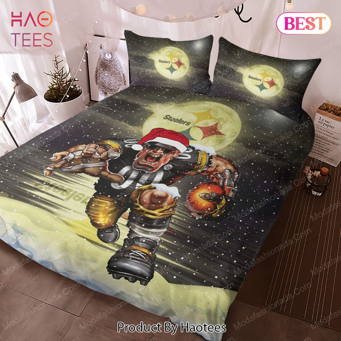 Buy NFL Pittsburgh Steelers Logo Christmas Bedding Sets Bed Sets, Bedroom Sets, Comforter Sets, Duvet Cover, Bedspread Buy NFL Pittsburgh Steelers Logo Christmas Bedding Sets Bed Sets, Bedroom Sets, Comforter Sets, Duvet Cover, Bedspread