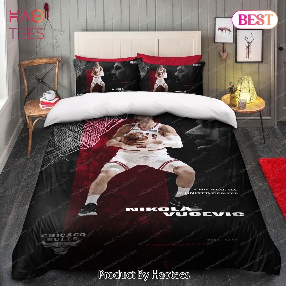 Buy Nikola Vucevic Chicago Bulls NBA 206 Bedding Sets Bed Sets, Bedroom Sets, Comforter Sets, Duvet Cover, Bedspread Buy Nikola Vucevic Chicago Bulls NBA 206 Bedding Sets Bed Sets, Bedroom Sets, Comforter Sets, Duvet Cover, Bedspread