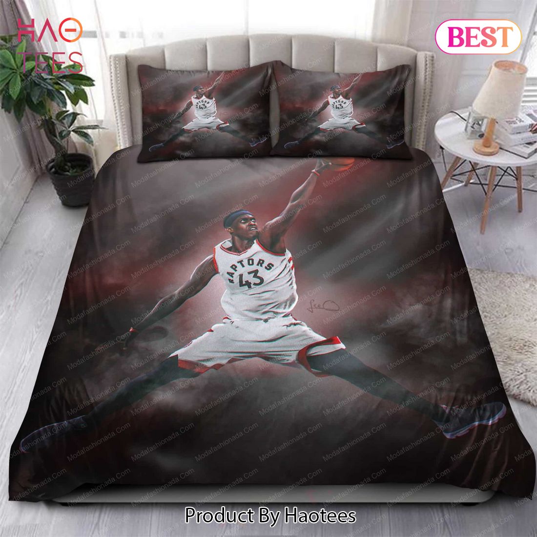 Buy Pascal Siakam Toronto Raptors NBA 185 Bedding Sets Bed Sets, Bedroom Sets, Comforter Sets, Duvet Cover, Bedspread